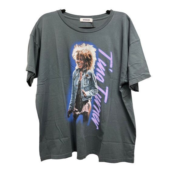 Daydreamer Size Large Tina Turner Graphic Oversized Tee NWT - Picture 3 of 7
